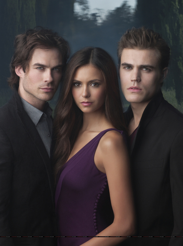  Stefan , Elena and Damon