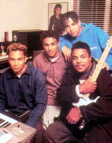 Taj, Taryll, and TJ with their parents