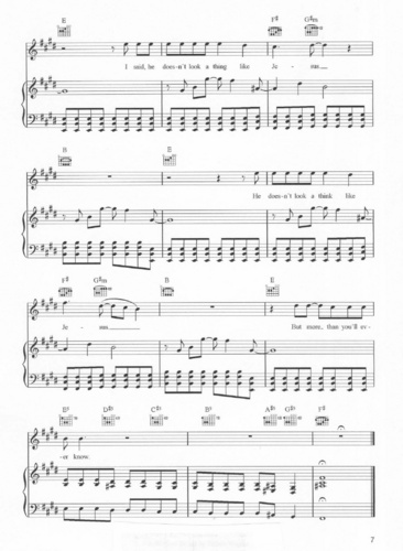  When u Were Young sheet muziek (piano/vocals) Page 7/7