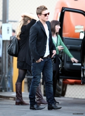 Xavier Samuel Out And About In 2010