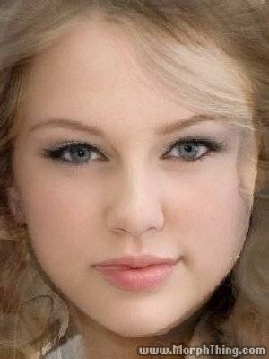  miley cyrus morphed with taylor 迅速, 斯威夫特