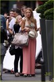 Blake Lively on the set of 'Gossip Girl' in Paris (July 5). - blake-lively photo