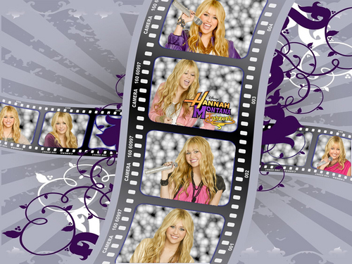  Hannah Montana Forever various outfits Hintergrund