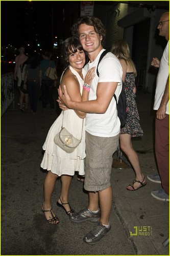  Lea and Jonathan Groff in NYC [July 7]
