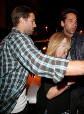  Leaving Trousdale Bar in Hollywood - 06.07.10