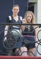 Leighton & Blake on set- July 7th - gossip-girl photo