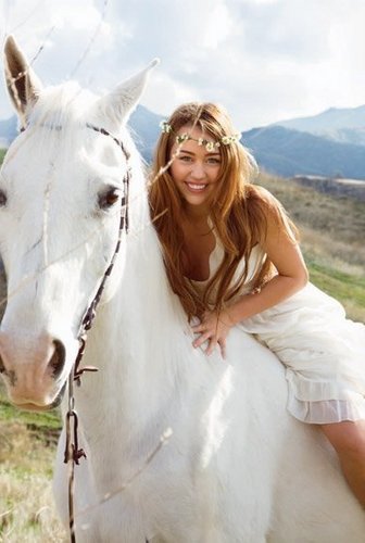  Miley On Horse
