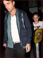 Rob and Kristen leaving Sam's concert last night  - twilight-series photo
