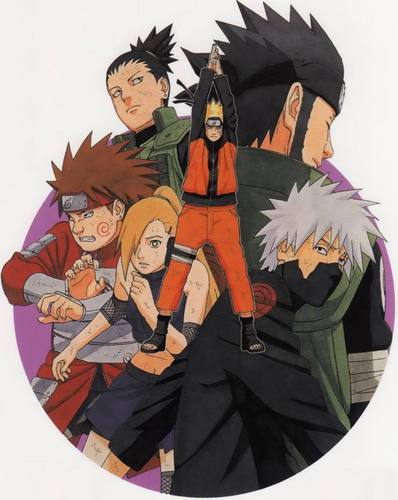 Team 10 & Naruto