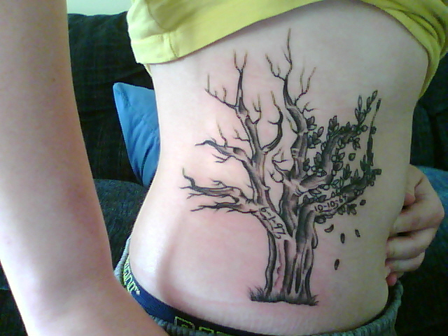 oak tree tattoos. Sakura Tree Tattoo by