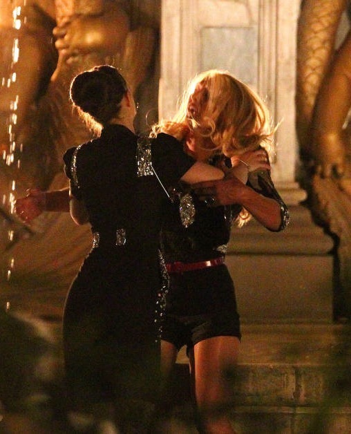 Another S\u0026B fight?!(BL On the set of GG) - Serena and Blair Photo (13726719) - Fanpop