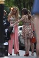 Leighton and Blake on set 9th July Season 4 - gossip-girl photo