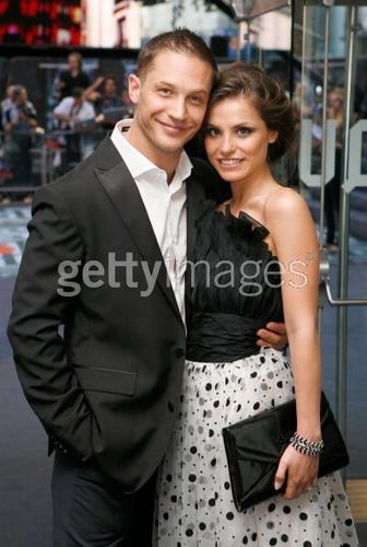  Tom Hardy & charlotte Riley at the london Premiere Inception