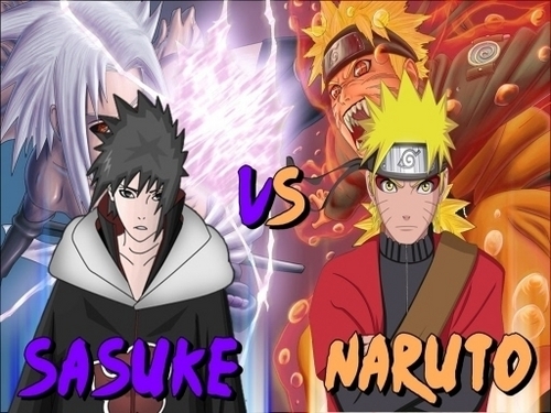  sasuke vs नारूटो