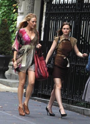 Blake Lively and Leighton Meester 14th July Season 4