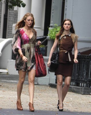 Blake Lively and Leighton Meester 14th July Season 4
