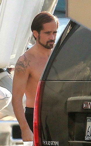  Colin Farrell on the "Horrible Bosses" set (July 9)