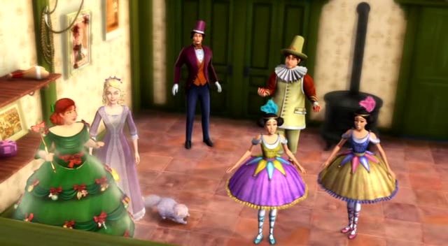 In a theater with Ghost of Christmas Present - Barbie in a Christmas Carol Photo (13867412) - Fanpop