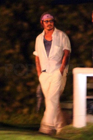  Johnny Depp in Kauai