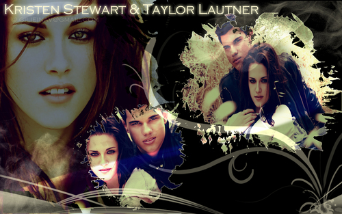  Kristen Stewart&Taylor Lautner