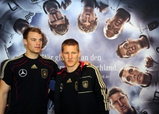  Manuel Neuer and Bastian Schweinsteiger