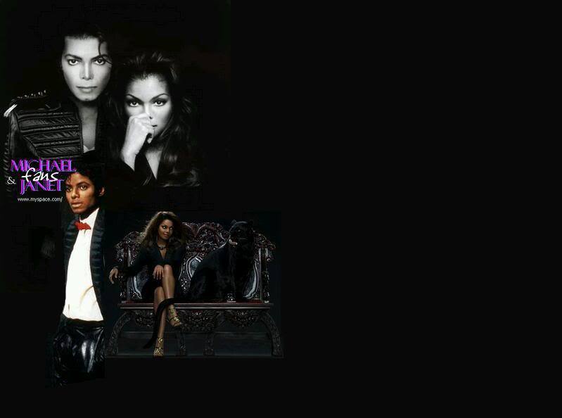 Michael and Janet - Michael and Janet Jackson 799x594