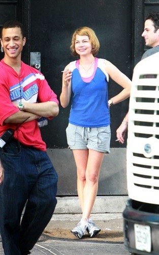  Michelle Williams on the Set from her new Movie "Take This Waltz"