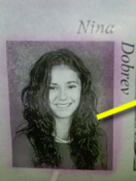Nina in year book