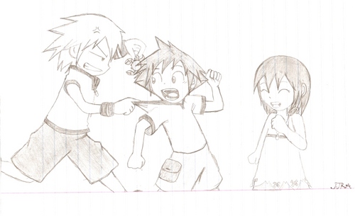  Sora,Riku,and Kairi