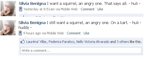Squirrel Status'