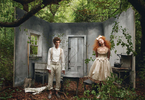  Vogue December 2009 | Little Girl and Boy Lost