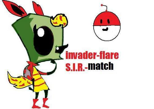 invader flare and match