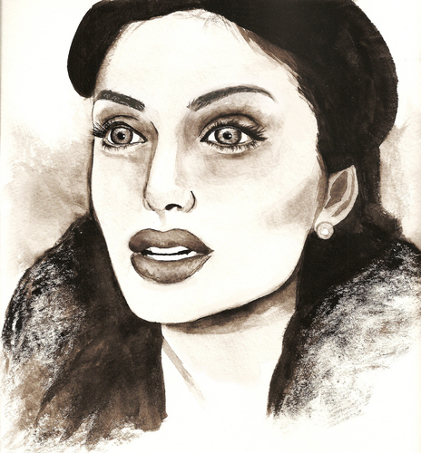  Angelina Jolie Painting