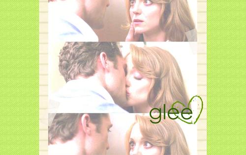  Glee - Wilma baciare - wallpaper