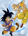 Goku vs Aang - dragon-ball-z photo