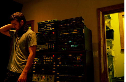  Justin in the studio