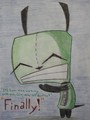 Pictures I drew of Gir...and Zim - gir fan art