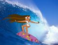 "wow i can surf!" *base by ravenrox2* - total-drama-island fan art