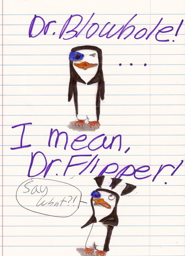  Dr.Blowhole as chim cánh cụt