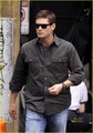 Jensen on set SPN - supernatural photo