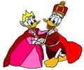Prince Donald and Princess Daisy - disney fan art