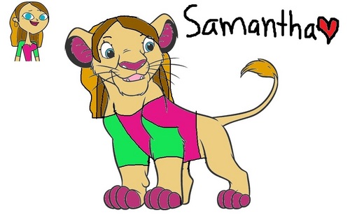  Request for dxcfan: Samantha as a lion