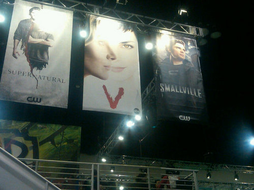 Smallville poster at WB-booth at SDCC. 