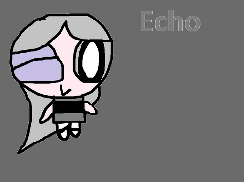  A doodle I drew for Echo! Suckish,right?