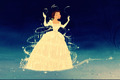 Belle in Cinderella's dress - disney-princess fan art