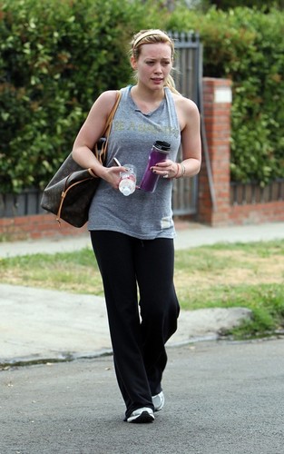 Hilary out in Toluca Lake