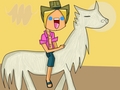 I think he likes being on that llama, what about you? - total-drama-island photo