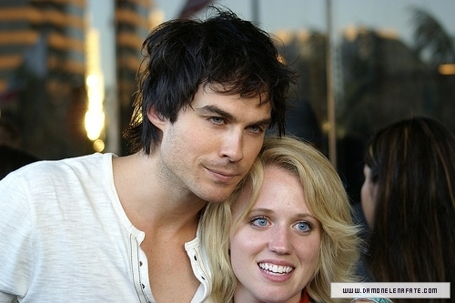 Ian with fans Comic con