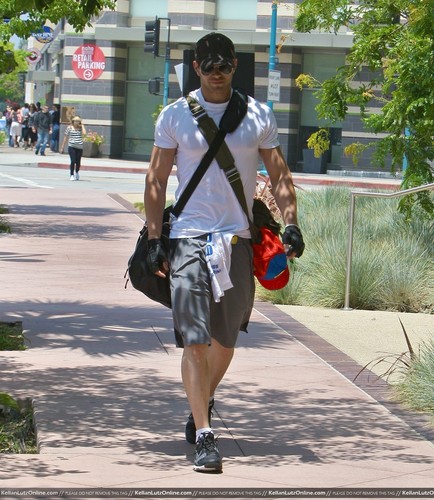  Leaving Gym in LA - 26 July 2010