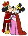 Prince Mickey and Princess Minnie - disney fan art